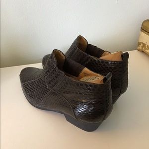 GIORGIO BRUTINI SNAKE SKIN MENS SHOE Brown